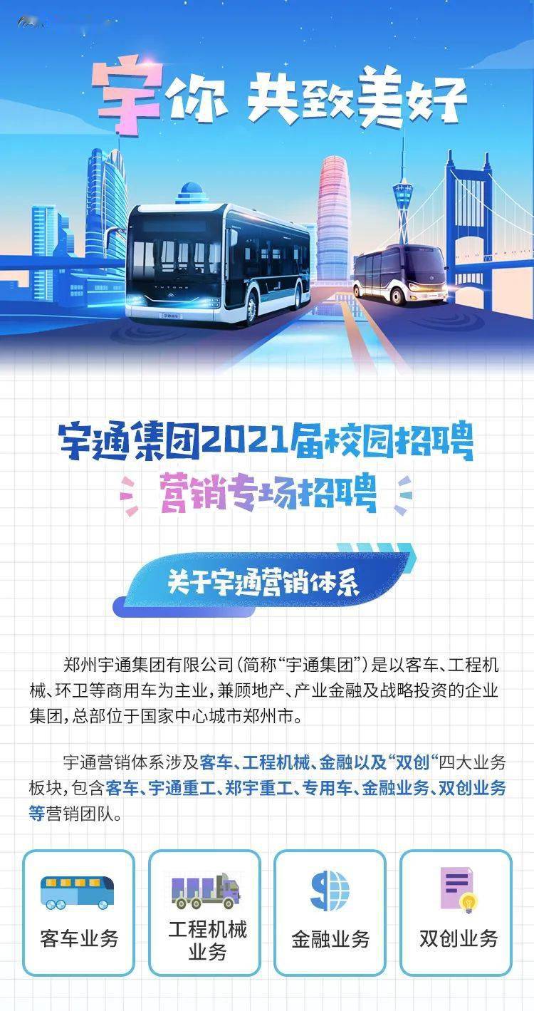 宇通公司最新招聘啟事